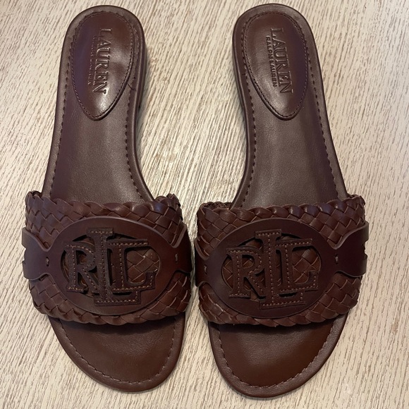 Ralph Lauren Shoes - Ralph Lauren brown flat sandals